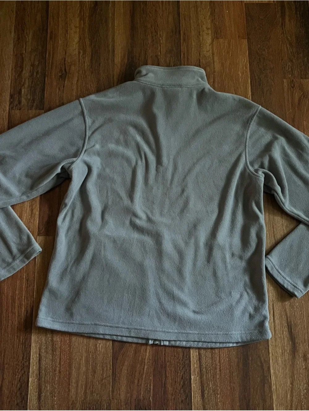 Disney Parks Mickey Mouse Gray Fleece Full Zip Jacket Embroidered Men’s M